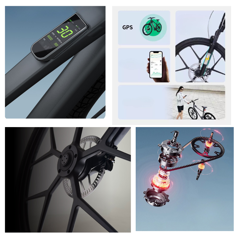 MIKUA CYBER SPRINT 2 | จักรยานไฟฟ้าไฮบริด สมาร์ท IoT แรง 650W น้ำหนักเบา 24กก.