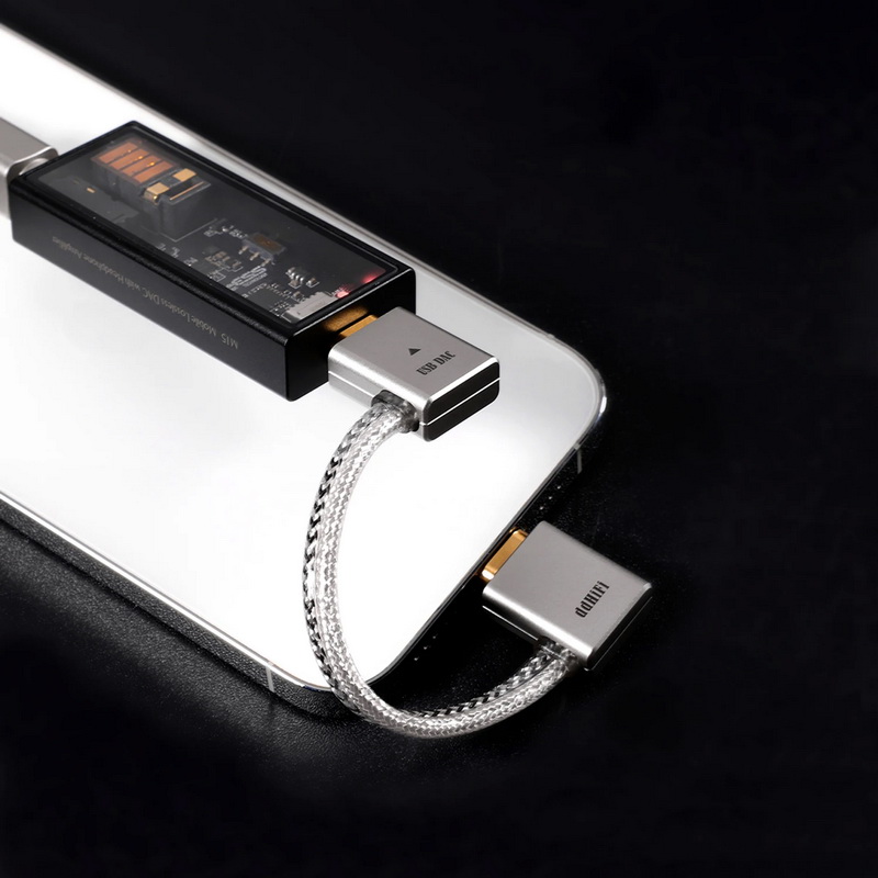 DD MFI09L สายแปลง Lightning เป็น TypeC OTG (หัวปลั๊กตัว L) สำหรับเครื่องเสียง