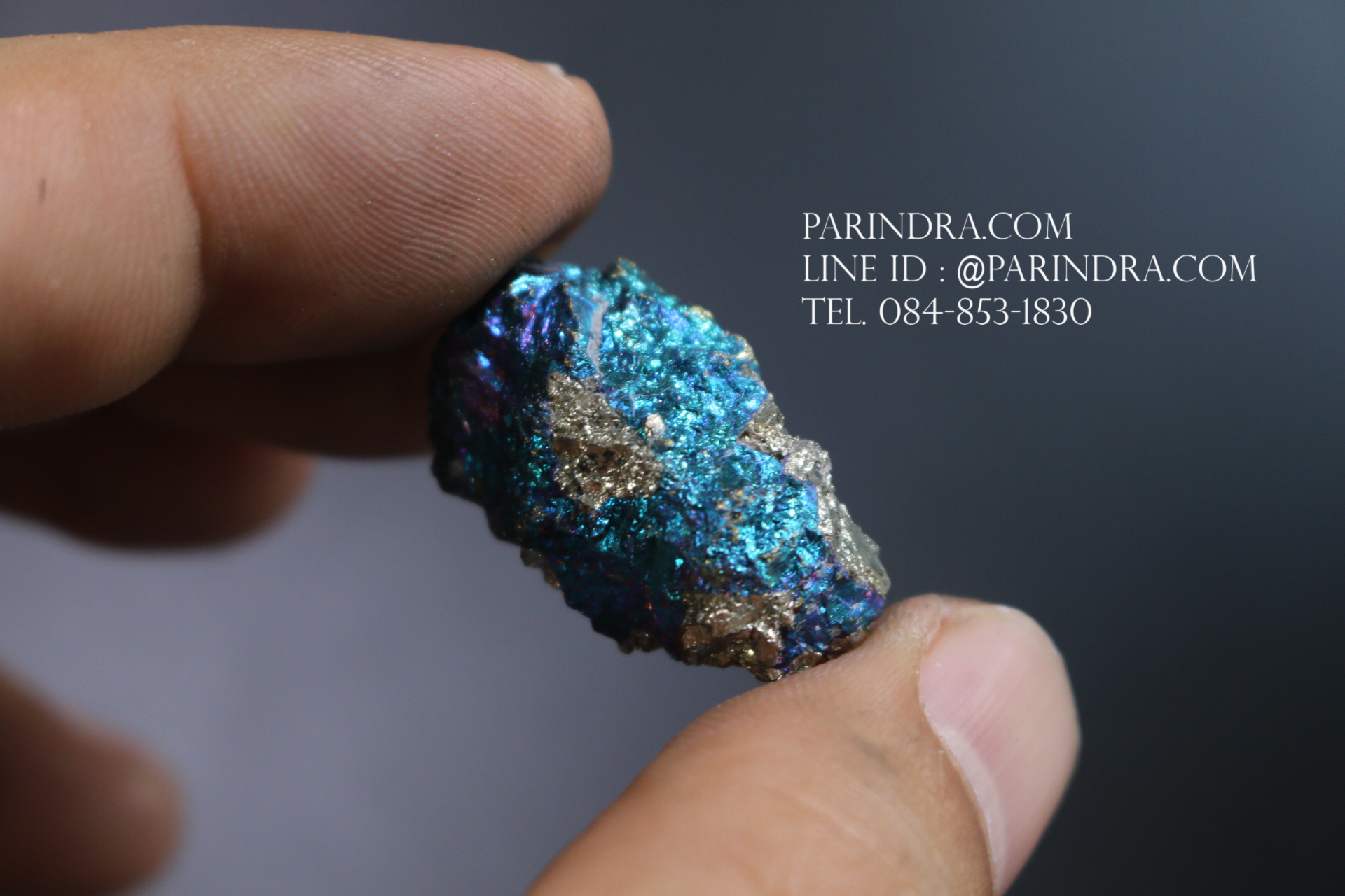 สินแร่นกยูง PEACOCK ORE (Bornite) ขนาด 9.3 กรัม #BOR007