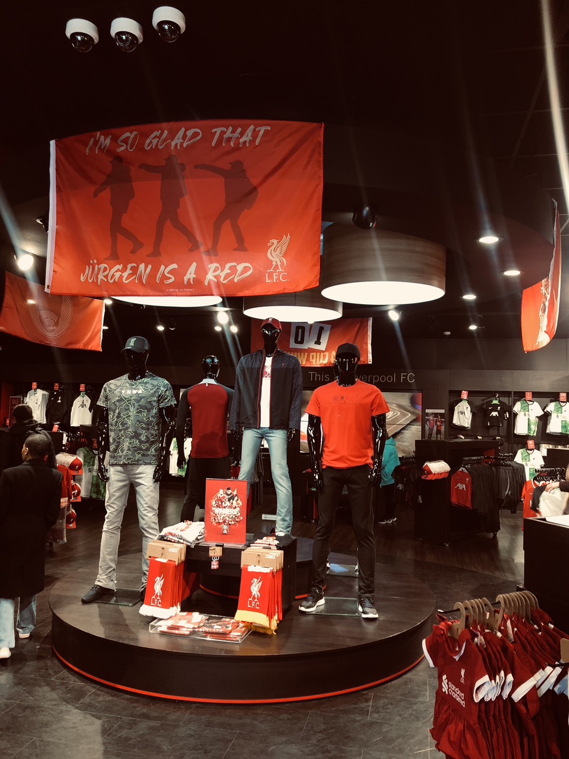ธง ฟุตบอล สโมสรลิเวอร์พูล - I'M SO GLAD THAT JURGEN IS A RED ใหม่ / LIVERPOOL Football Club Flag - I'M SO GLAD THAT JURGEN IS A RED NEW