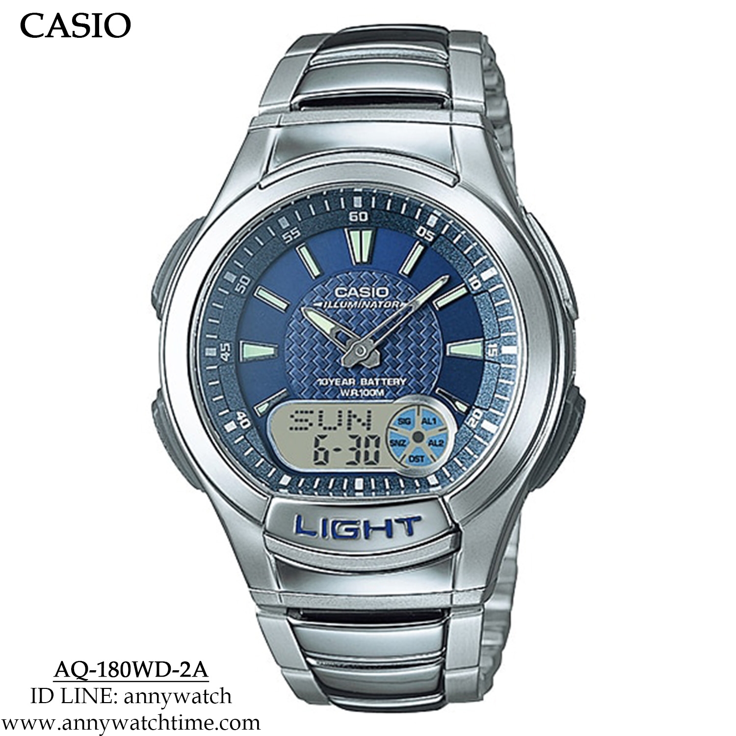 CASIO AQ-180WD-2A