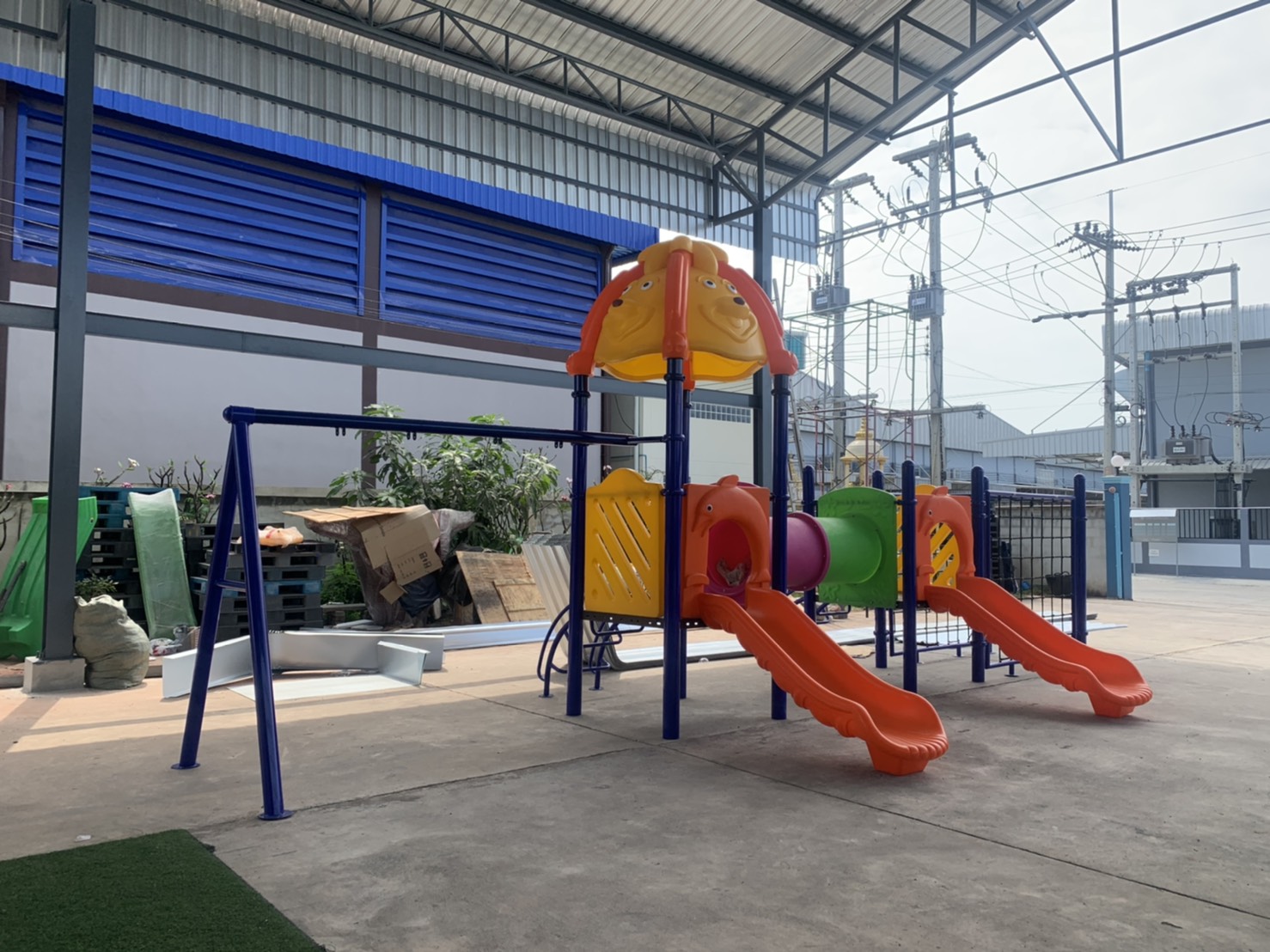 เครื่องเล่นสนามกลางแจ้ง-ชุด-มิกกี้แสนซน