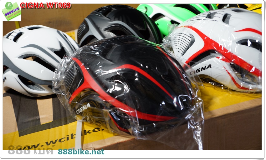 หมวกจักรยาน CIGNA WT069 In-mold ทรงแอโรว์ CIGNA