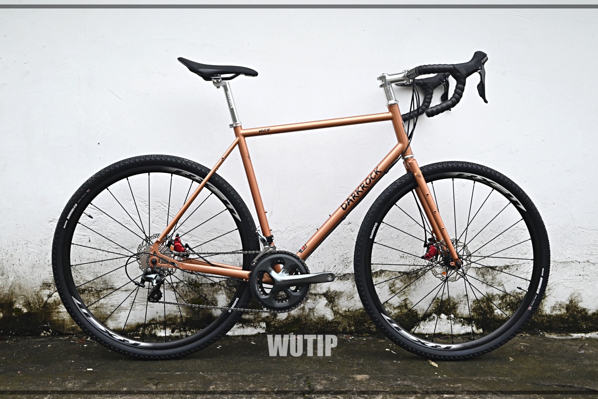 จักรยานเสือหมอบ DARKROCK WUTIP 700C Road bike Gravel bike, เฟรมโครโม่ เรโนล์ เกียร์ Tiagra 2*10 speeds