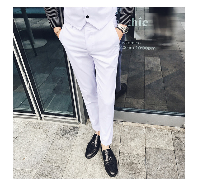 Pre-order ชุดสูทชาย สีขาว เข้ารูป