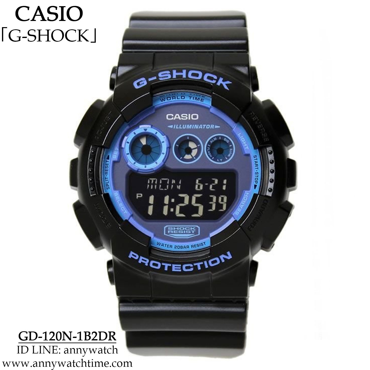 G-SHOCK GD-120N-1B2DR