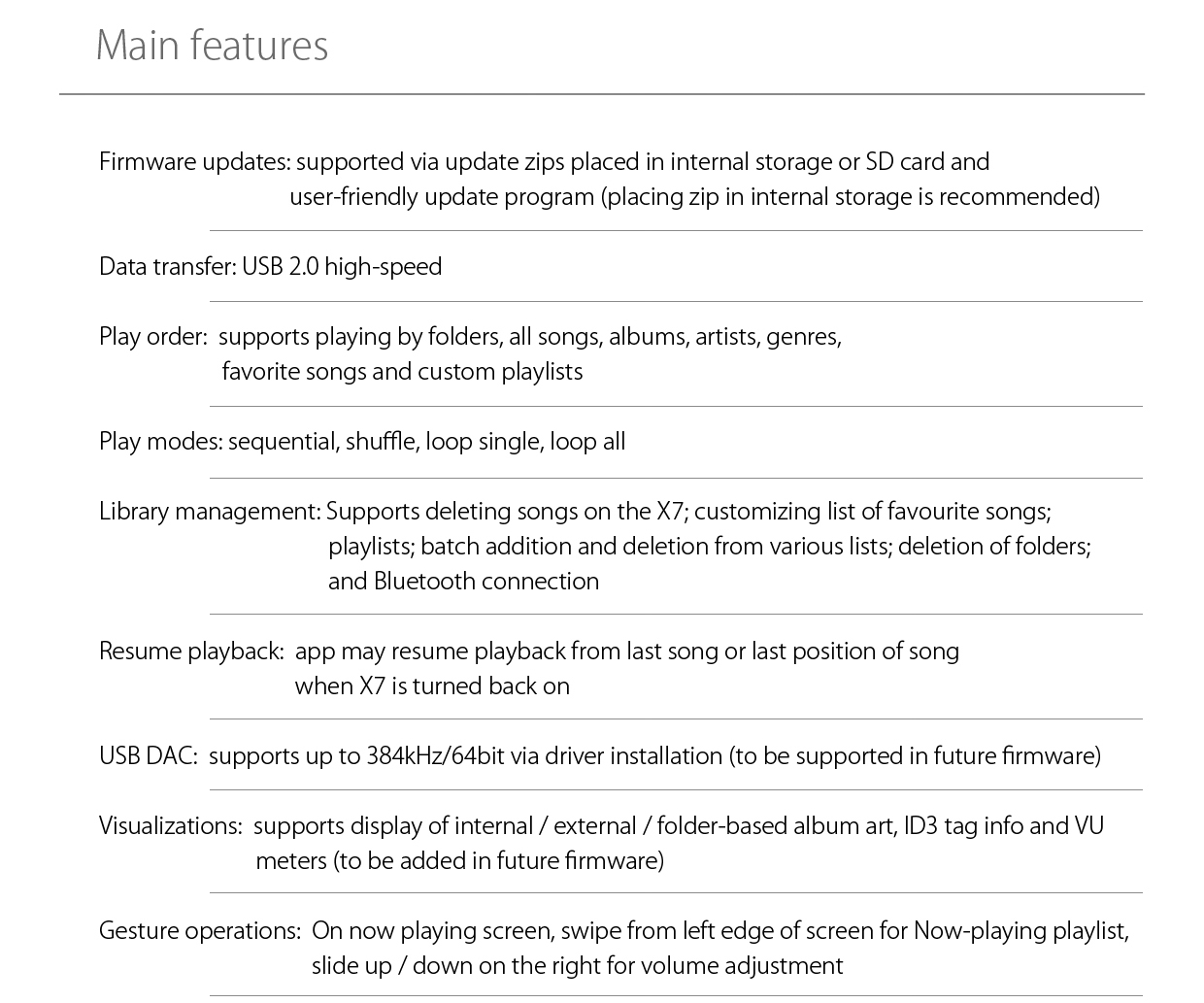 ขาย FiiO X7 Standard edition เครื่องเล่นพกพาระดับ Hi-End Android Music Player พร้อมถอดเปลี่ยนแอมป์เองได้