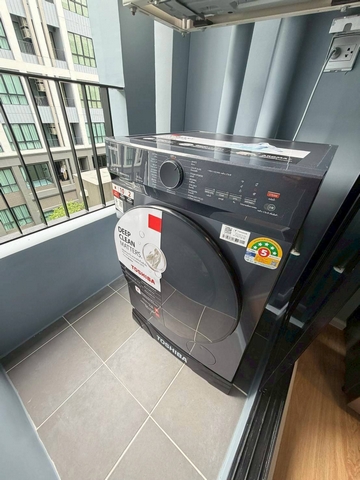 ให้เช่าคอนโดแอทโมซ คาแนล รังสิต ตึกB 28 ตร.ม.ห้องใหม่ เฟอร์ครบ มีเครื่องซักผ้า ใกล้ฟิวเจอร์ พาร์ค