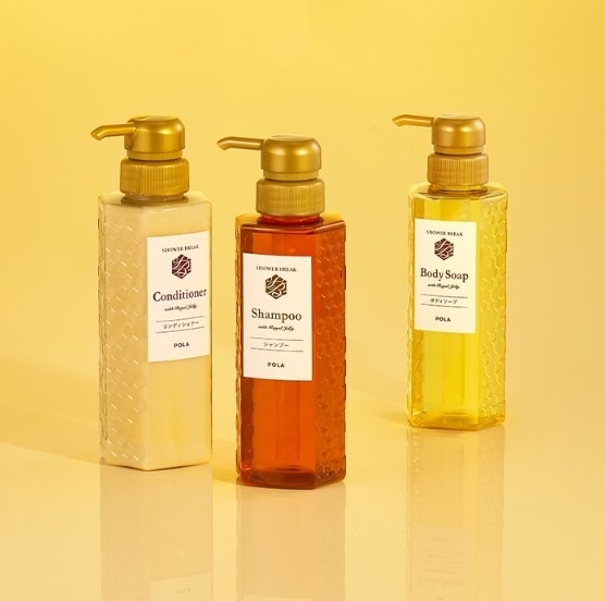 POLA Shower Break with Royal Jelly แชมพู / ครีมนวด / ครีมอาบน้ำ 280 ml. **ขวดจริง ขวดแท้**