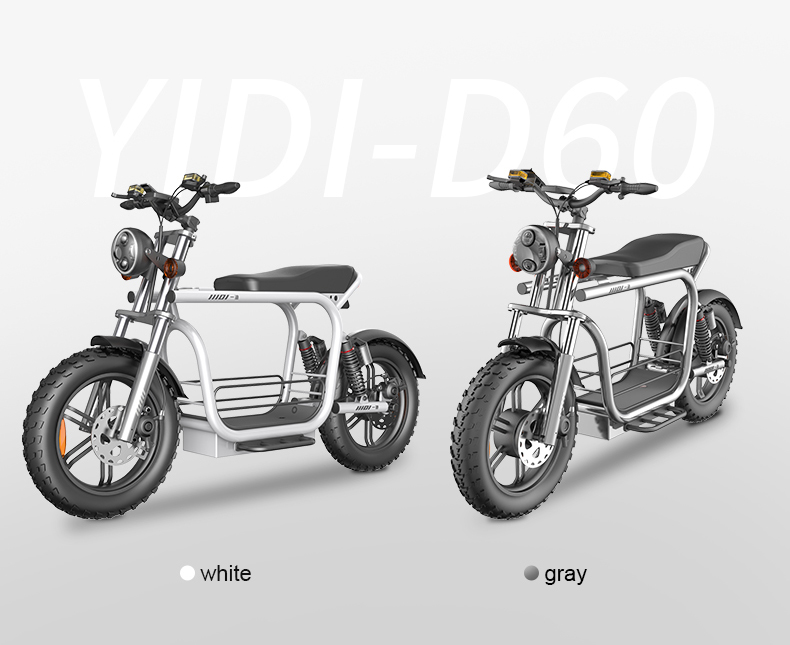 YIDI D60 fat tires big wheel electric SCOOTER ล้อ 20นิ้ว 5สปีด วิ่งได้ 60-70กม.