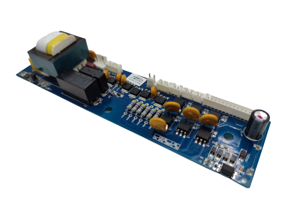 (ยังไม่มีแผนการผลิต พัดลมรุ่นนี้เลิกผลิตแล้ว) บอร์ดพัดลม ไอเย็น Hatari รุ่น AC Turbo1 ส่วน Power แผงน้ำเงิน(แท้) #B1