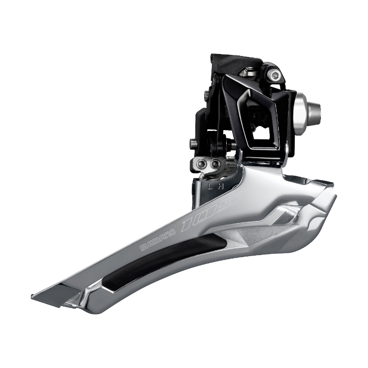 ตัวสับจาน Shimano 105, FD-R7000, Brazed-on, รุ่นเชื่อม, 11-SPEED, สีดำ IFDR7000FL