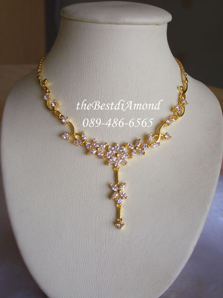 BN002+++สร้อยสังวาลย์ดอกไม้เลื้อย งานอ่อนช้อย สวยมาก หรูหราม๊ากกกค่ะ ขอบอก