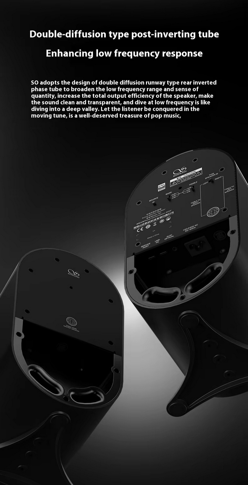 Shanling S0 ลำโพงมอนิเตอร์แบบแอคทีฟ ชิป ADI ADAU1701 รองรับ Bluetooth5.3 LDAC ประกันศูนย์ไทย