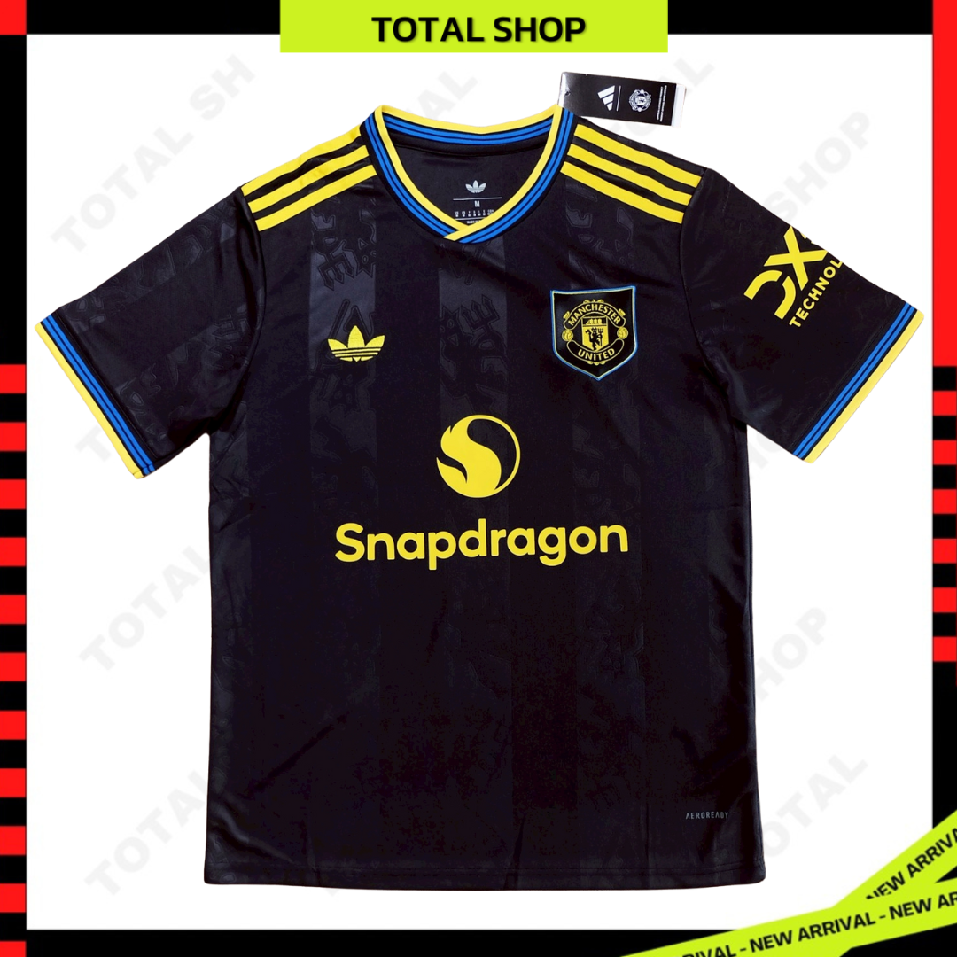 Manchester United 2025/26 Away Jersey Player Grade เสื้อแมนยู เยือน ดำ ฤดูกาลใหม่ เกรดนักเตะ
