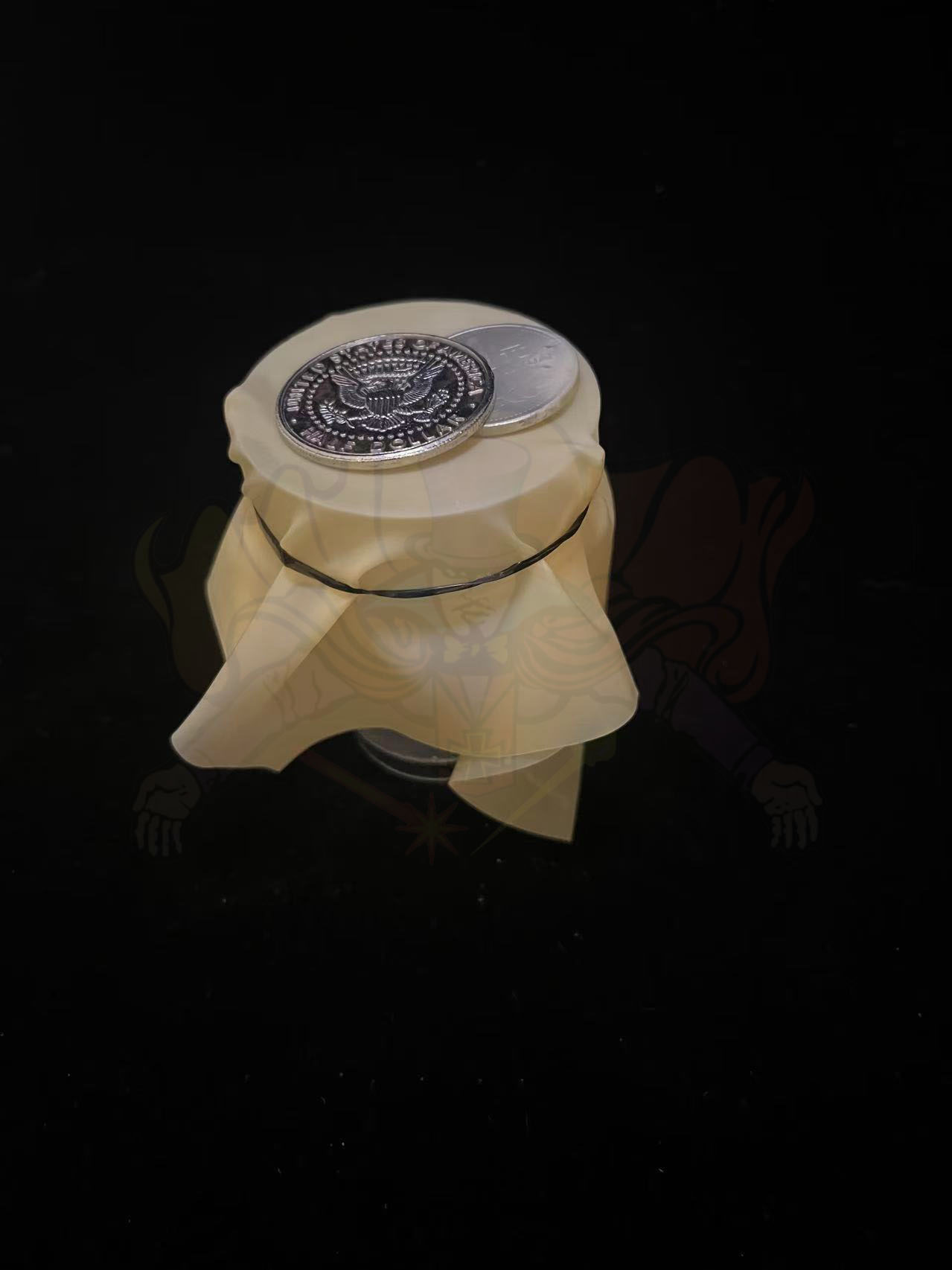 อุปกรณ์มายากล เหรียญทะลุแผ่นยาง (Penacoin)