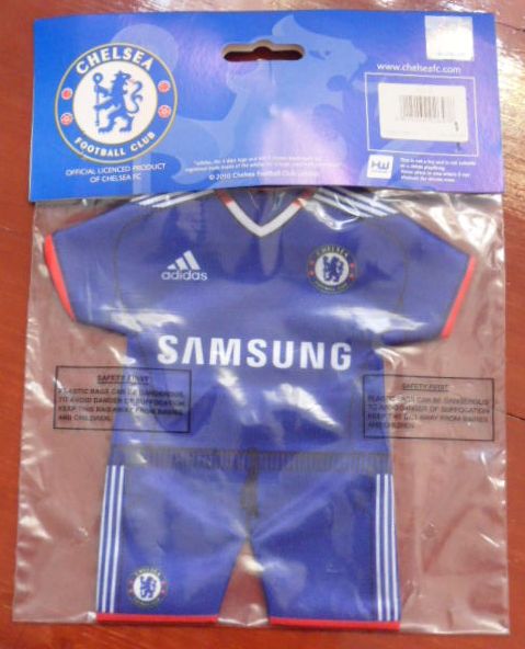 มินิคิต ชุดเสื้อติดกระจก ฟุตบอล สโมสรเชลซี - THE DOUBLE SEASON 2009/10 ใหม่ / CHELSEA Football Club Mini Kit - THE DOUBLE SEASON 2009/10 NEW