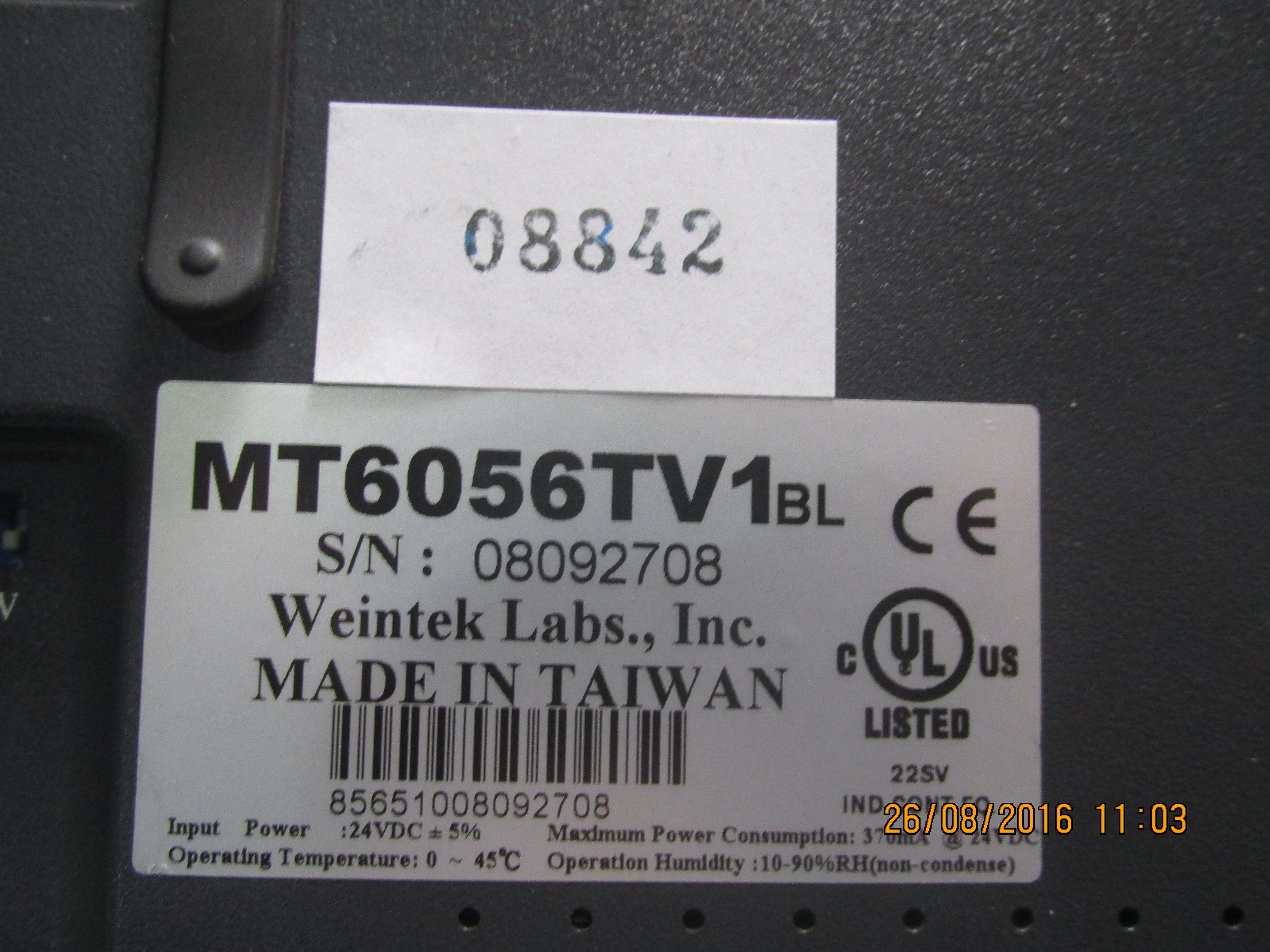 LCD TOUCH SCREEN “ WEINTEK ” รุ่น MT6056TV1BL