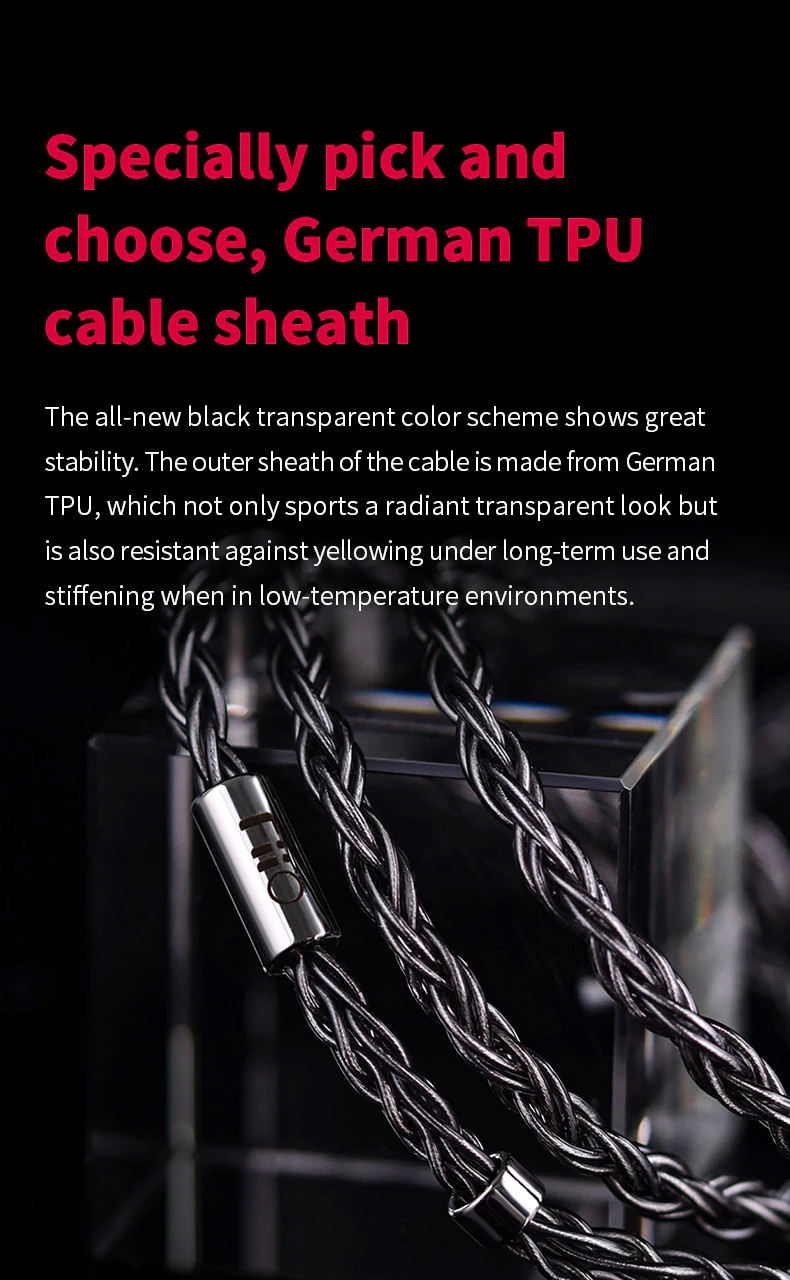 ขาย FiiO LC-RD Pro สายอัพเกรดหูฟังทำจากเงินล้วน Pure Silver ถักแบบ Litz