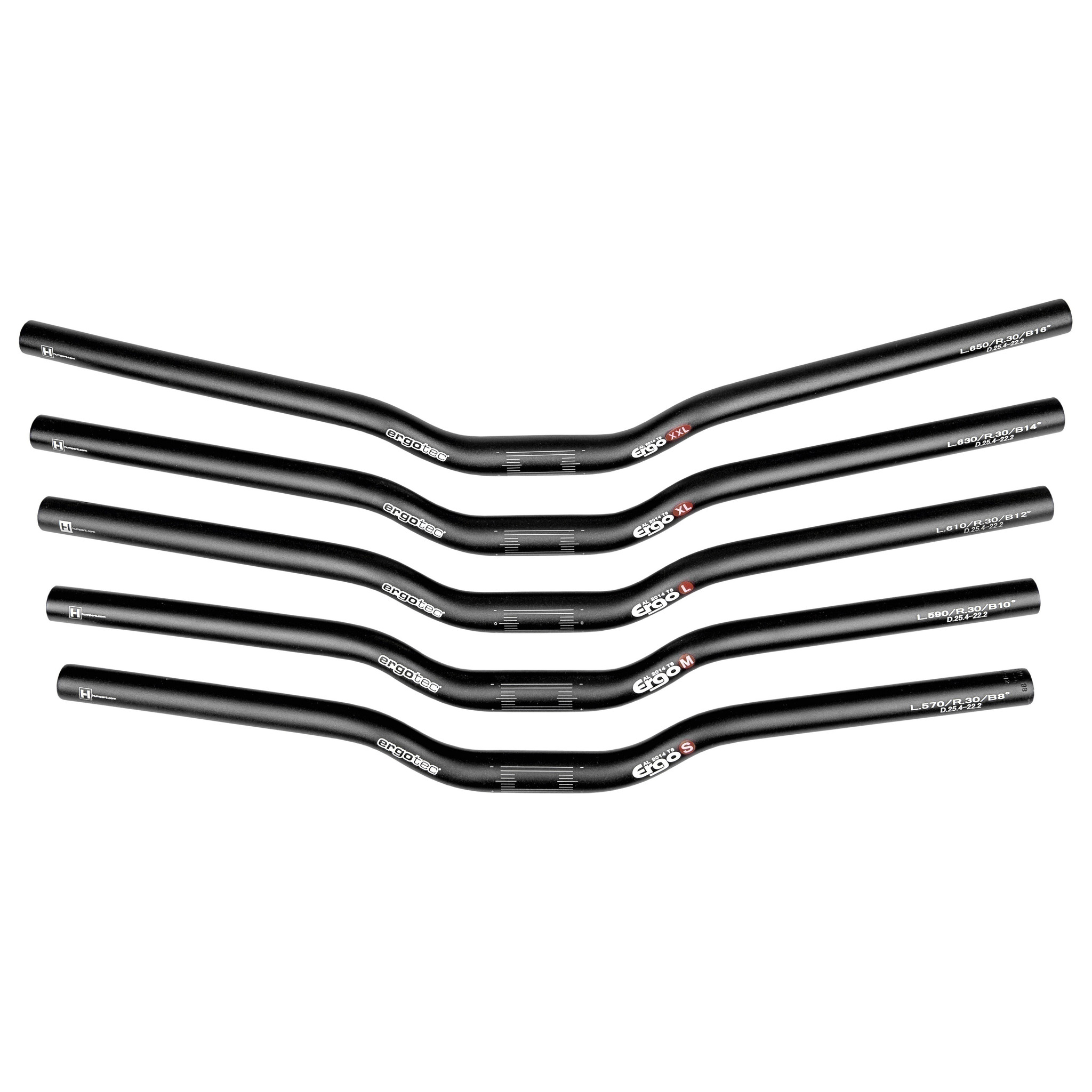 แฮนด์ยก ERGOTECH Handlebar Ergo 25.4 "H007" ยาว 700มม