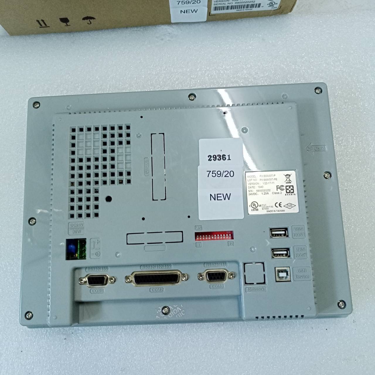 HMI " HITECH " รุ่น PWS6A00T-P