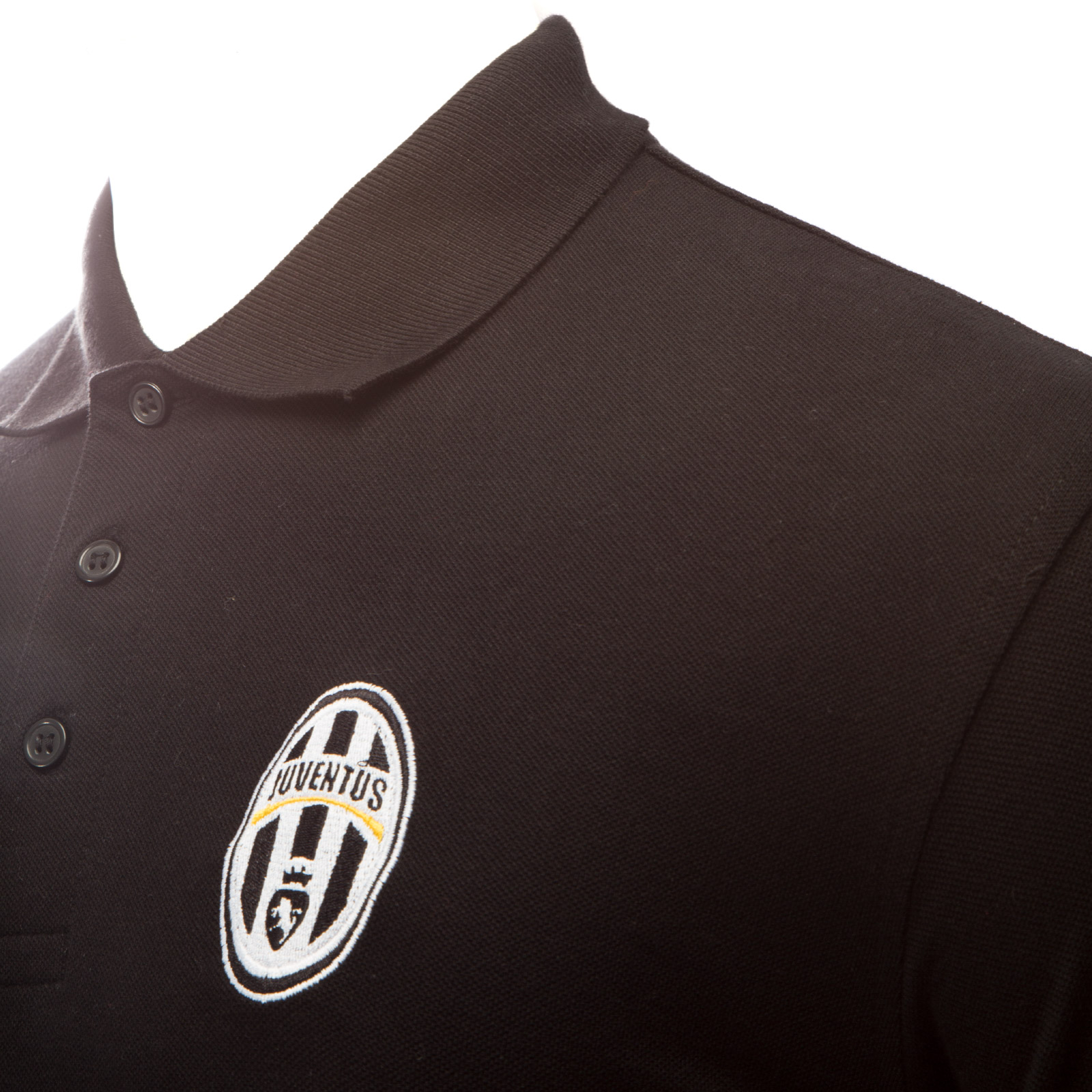 เสื้อโปโลยูเวนตุสของแท้ Juventus UCL Embroidered Polo Black