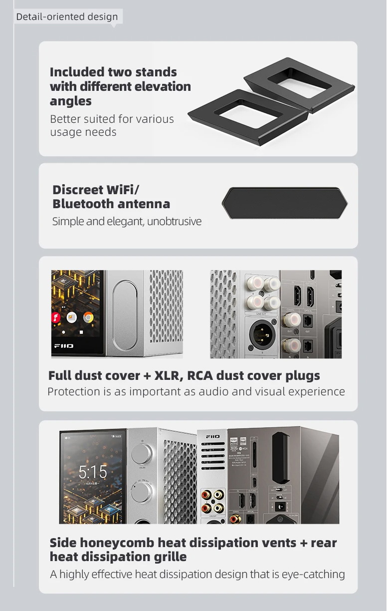 FiiO R9 เครื่องเล่นเพลงสตรีมมิ่งตั้งโต๊ะ DAP+DAC+AMP ครบจบในตัว รองรับ MQA, Roon Ready ประกันศูนย์ไทย