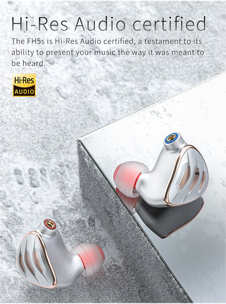 ขาย FiiO FH5S หูฟัง 4 ไดรเวอร์ 2DD+2BA ประกันศูนย์ไทย