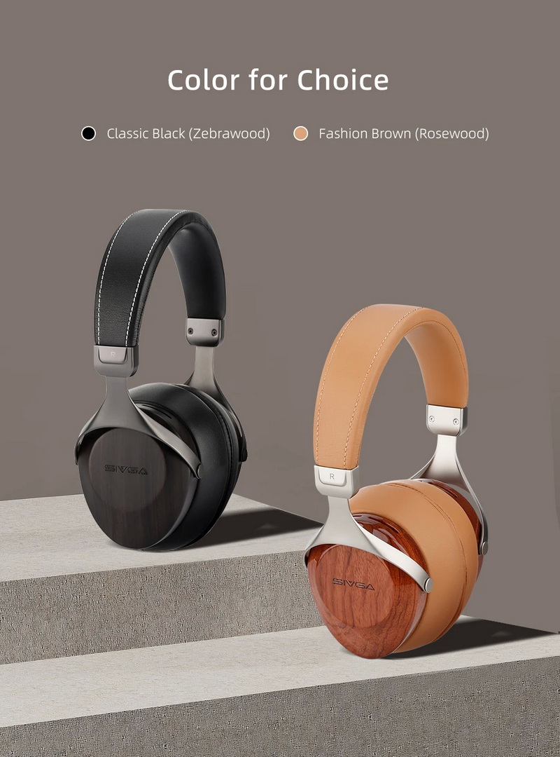 Sivga SV021 หูฟัง Headphone ไดรเวอร์ไดนามิก เสียงเที่ยงตรงสูง ไม้แบบปิดด้านหลัง ประกันศูนย์ไทย
