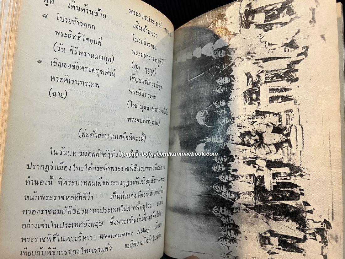 หนังสือชุดพระราชกรณียกิจสำคัญเล่ม 10 พระราชประเพณีตอน 2 *มีลายเซ็น