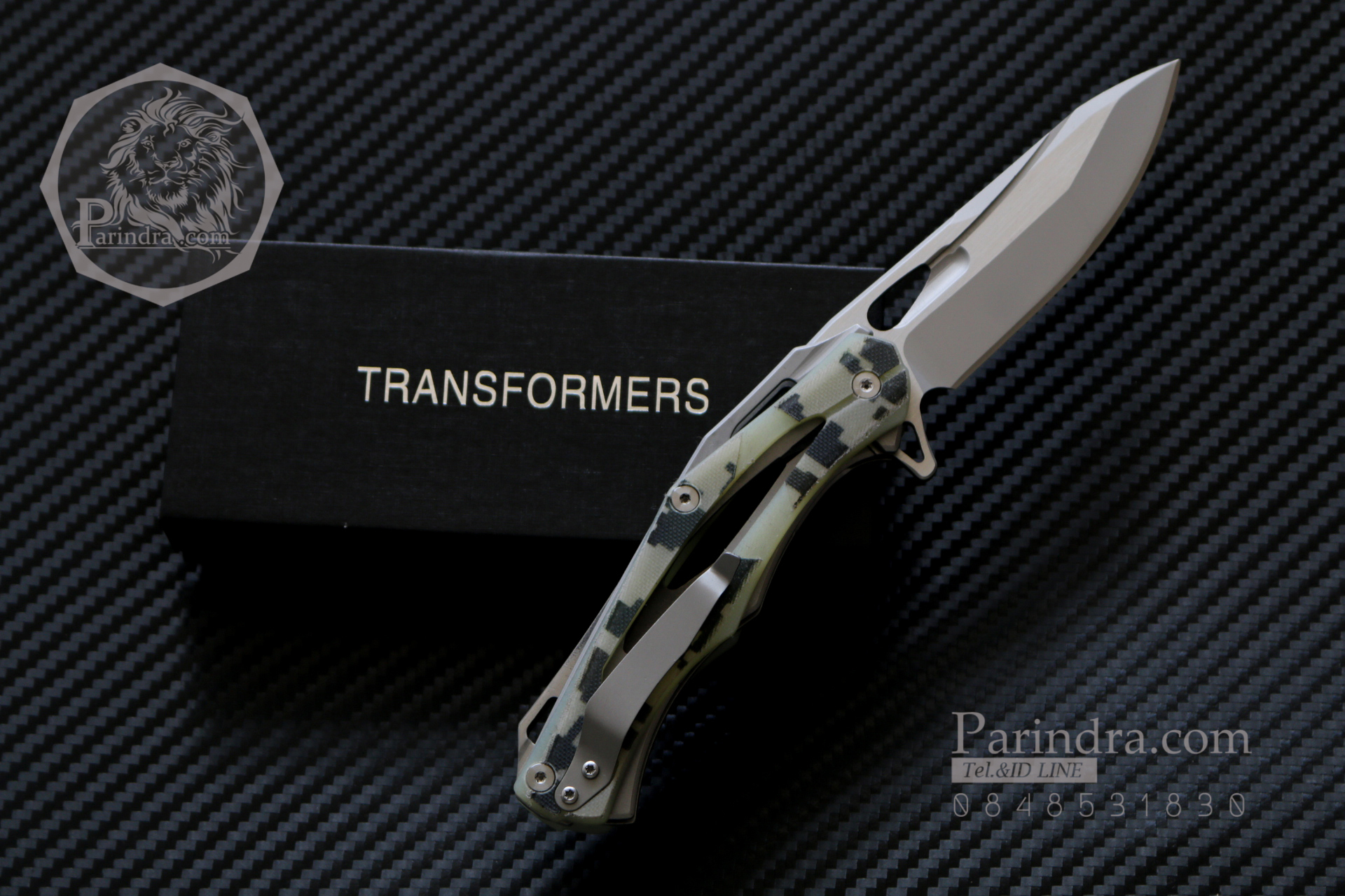 มีดพับ Transformers ทรานส์ฟอร์เมอร์ รุ่น G01-CA ด้ามสีลายพรางทหาร ของแท้ 100%