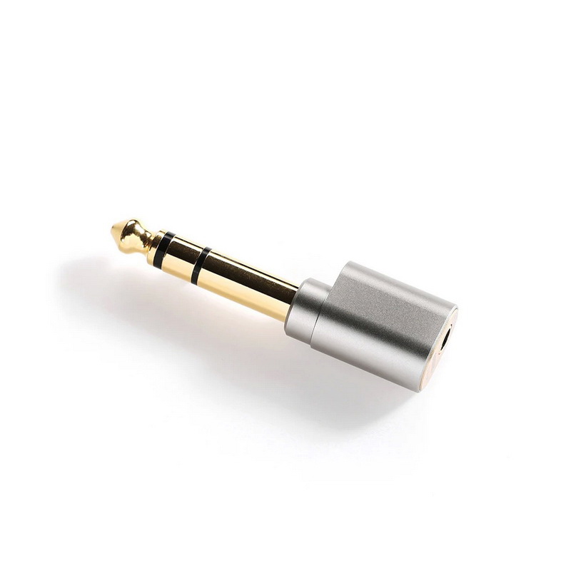 DD DJ65A AL อะแดปเตอร์แปลง 6.35 Male เป็นมาตรฐาน 3.5 Female สำหรับเครื่องเสียง