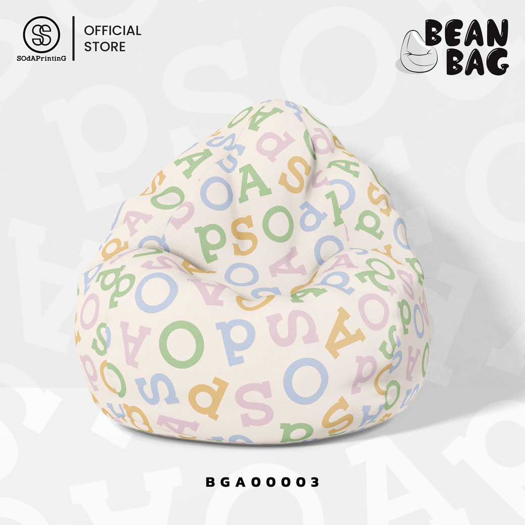 SOdA Original บีนแบค Beanbag รหัส BGA00003📌จัดส่งพร้อมโฟม #Beanbag #SOdAPrintinG
