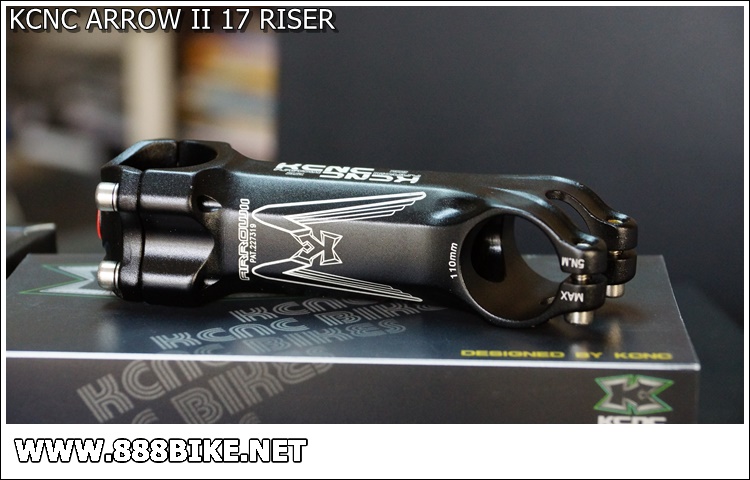 คอแฮนด์อัลลอยด์ KCNC ALLOW II 6061 AL, 110mm-130MM.. 17 Riser,Oversize