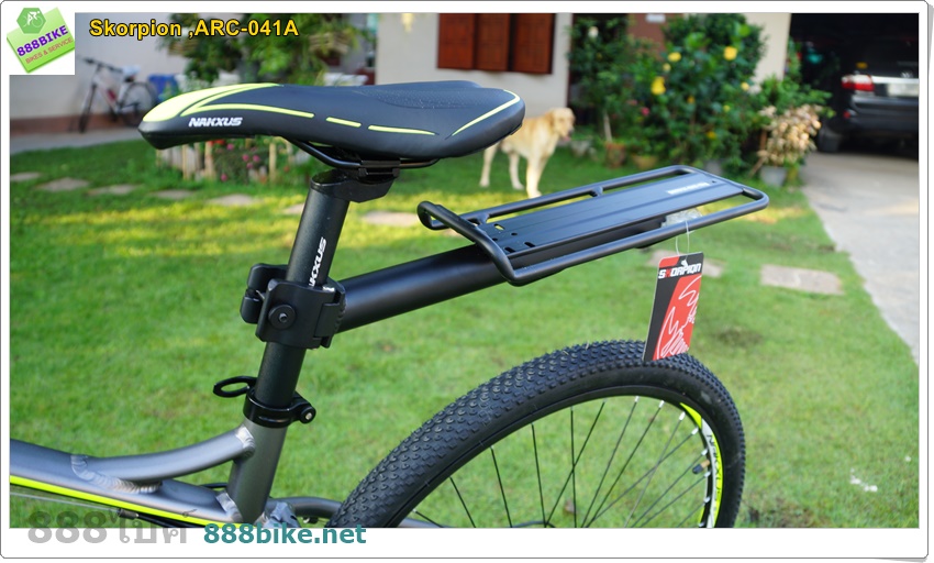 ตะแกรงท้ายยึดหลักอาน Skorpion ALLOY sEATPOST REAR CARRIER ,ARC-041A ,สำหรับหลักอานขนาด 27-36มม. (Max 20 กก.)