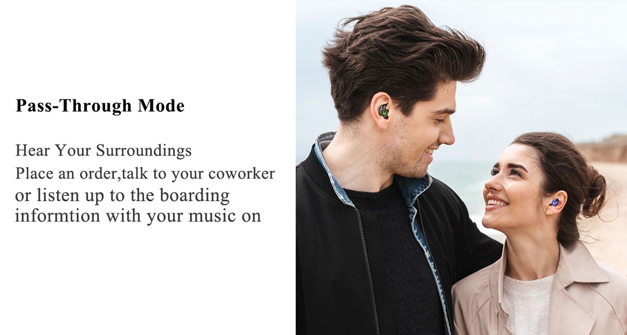 Mifo S หูฟัง TWS 1 ไดรเวอร์ 1BA กันน้ำ IPX7 ประกันศูนย์ไทย