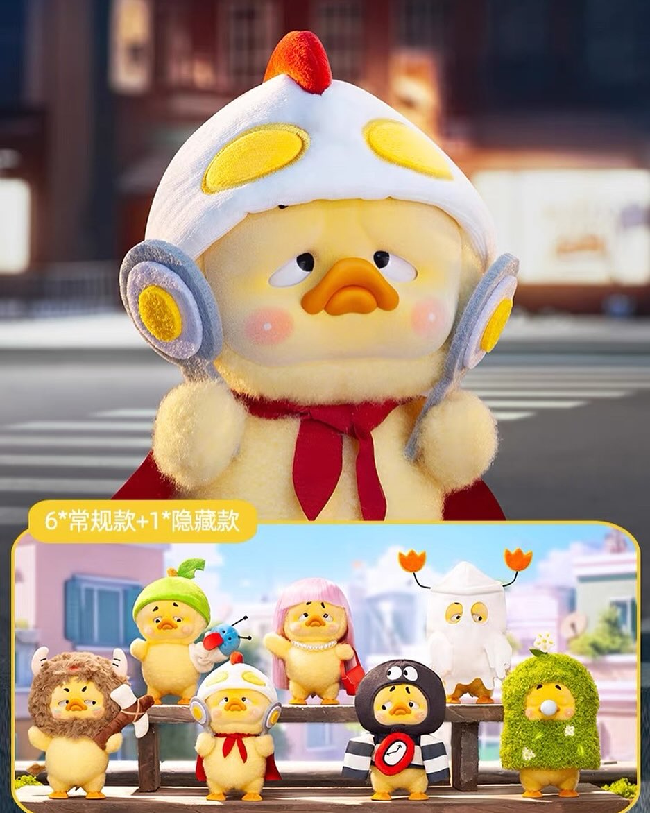 PRE. ตุ๊กตาน้องเป็ดหน้าบึ่ง Upset duck Ver.3 คอลใหมล่าสุด ของแท้ 100% นำเข้า 14-25วัน