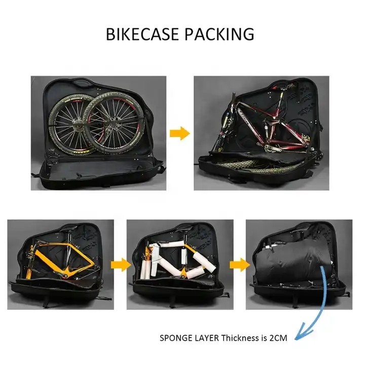 กระเป๋าใส่จักรยาน XXF TRAVEL BICYCLE BAG รุ่น E0901 (ถอดสองล้อ) ขนาด 115x25x84ซม