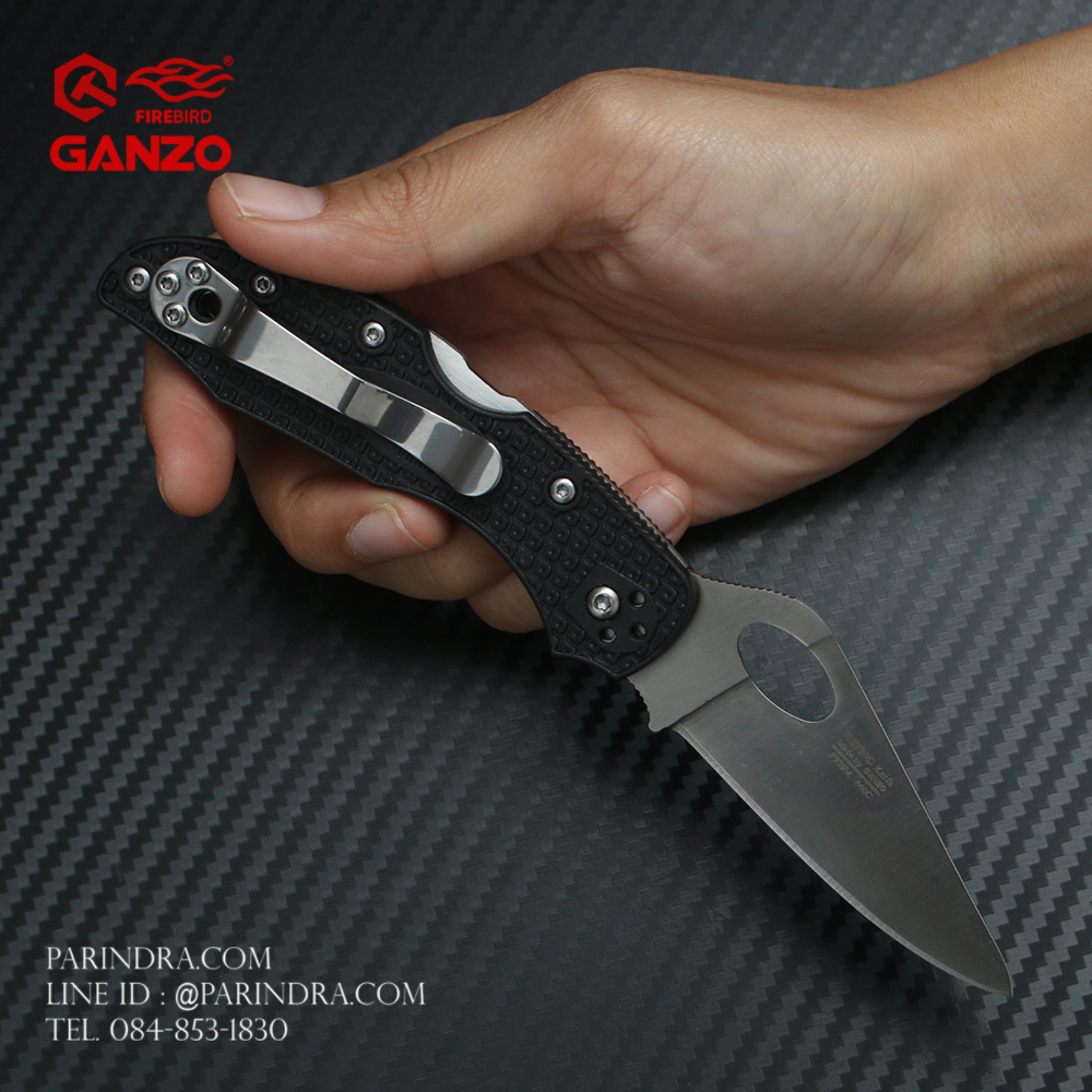 มีดพับ Ganzo กานโซ่ รุ่น F759M-BK สีดำของแท้ 100%