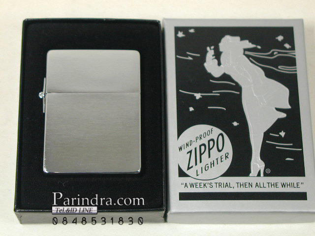 ไฟแช็ค Zippo แท้ " Zippo 1935 Replica™ Brushed Chrome " #1935.25 แท้นำเข้า 100%