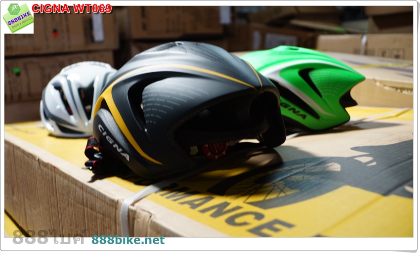 หมวกจักรยาน CIGNA WT069 In-mold ทรงแอโรว์ CIGNA