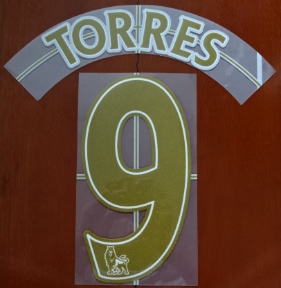 ชุดชื่อและเบอร์ติดเสื้อฟุตบอล #9 ตอร์เรส สโมสรลิเวอร์พูล (ชุดเยือน EPL 2009/10) PLAYER SIZE ใหม่ / #9 TORRES LIVERPOOL Football Club (Away EPL 2009/10) PLAYER SIZE Name and Number Set NEW