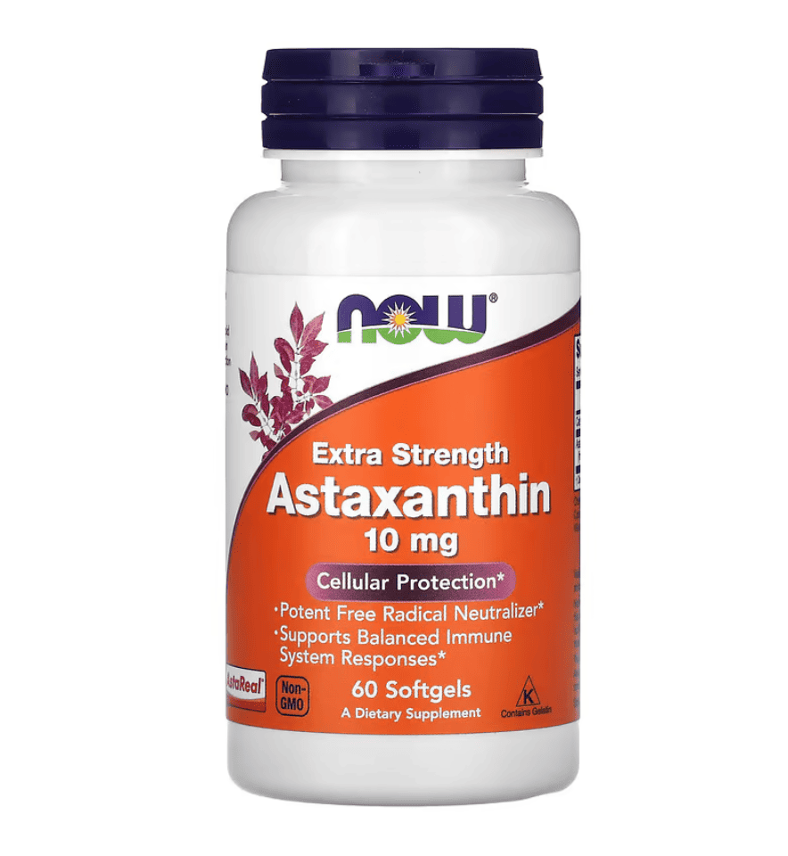 Now Foods, Astaxanthin, Extra Strength, 10 mg, 60 Softgels