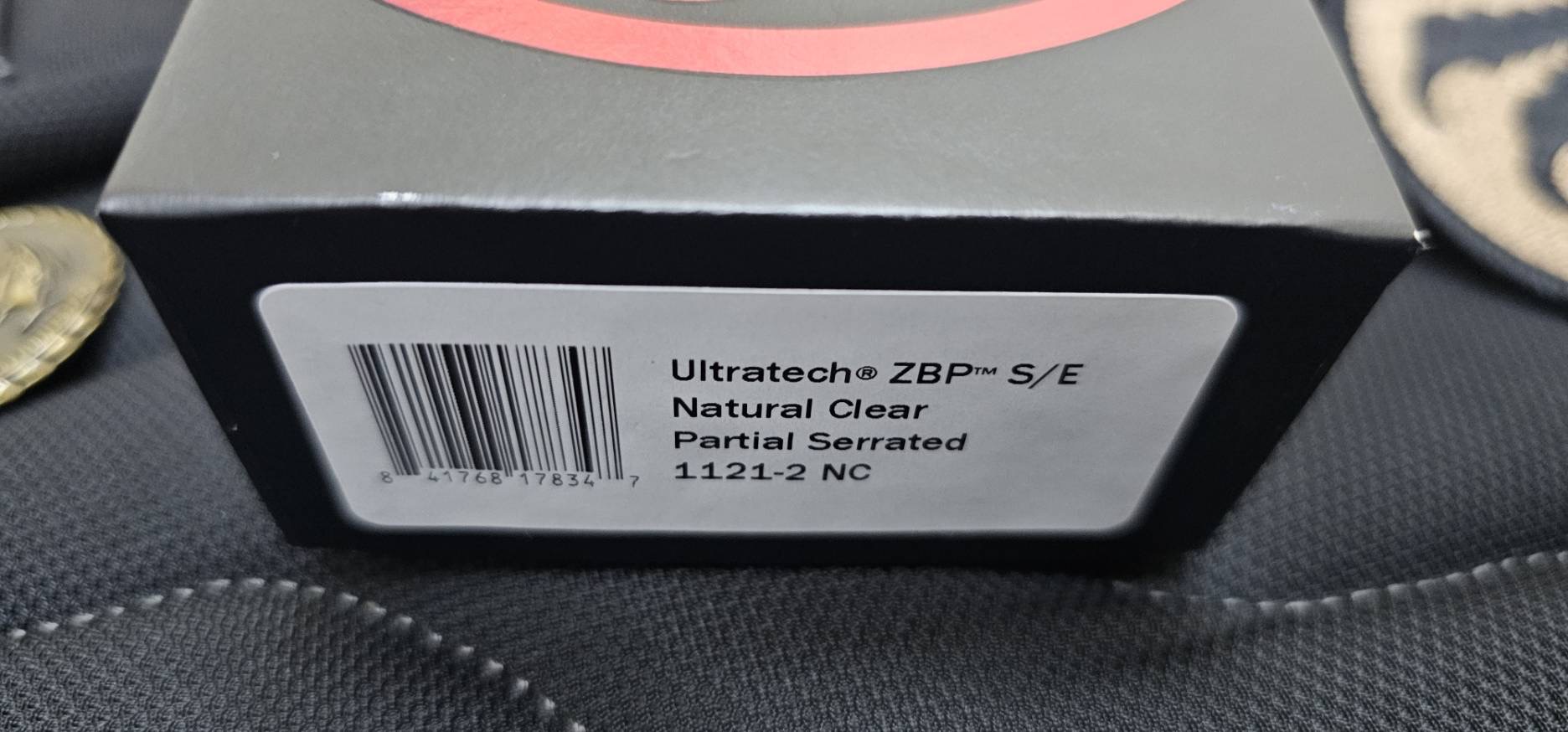 Microtech 1121-2NC Ultratech ZBP Zero Blade Play AUTO Natural Clear