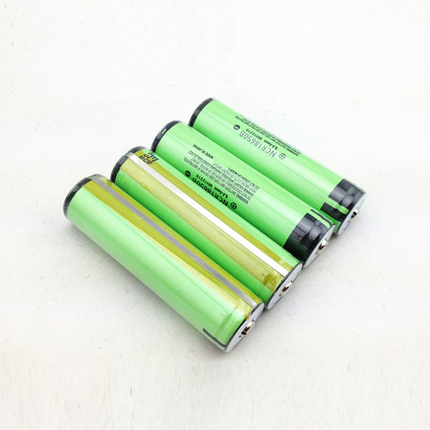 แบบเตอรี่แบบชาร์จ Panasonic NCR 18650 3400 mAh Protected (แบบมีวงจร) ของแท้ 100%