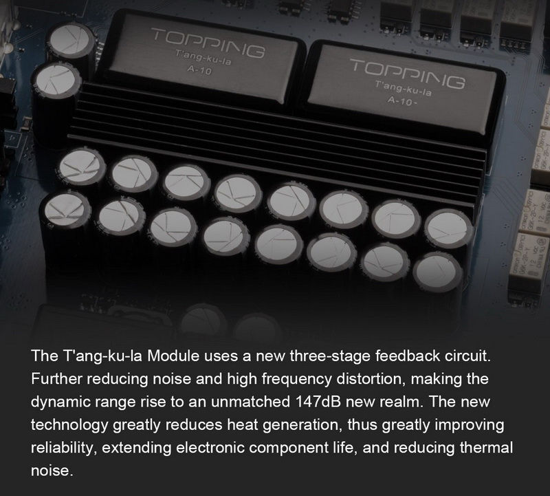 Topping A70 PRO Headphone Amplifier ตั้งโต๊ะ กำลังขับสูง ประกันศูนย์ไทย