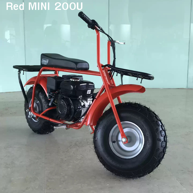 รถ CIBBDEAR HS200MINI ATV MINI 100U/200U สีแดง-เทาเข้ม | มอเตอร์ไซค์ออฟโรดเด็กและผู้ใหญ่