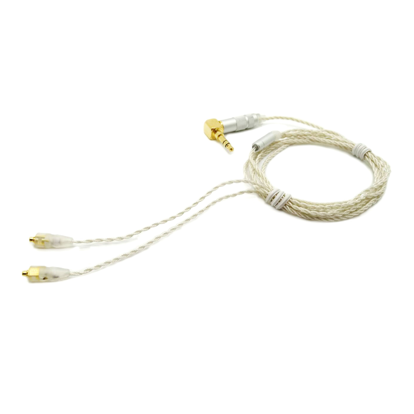 ขาย X-Tips silver fox สาย mmcx ขั้ว shure 0.75mm