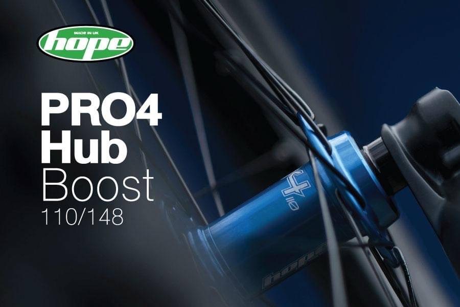 ดุมดิสเบรค ดุมเสือภูเขา HOPE PRO 4 HUBS 32H MTB Disc Hubs แกน15x110mm/12X148MM, BOOST. โม่ชิมาโน่/SRAM