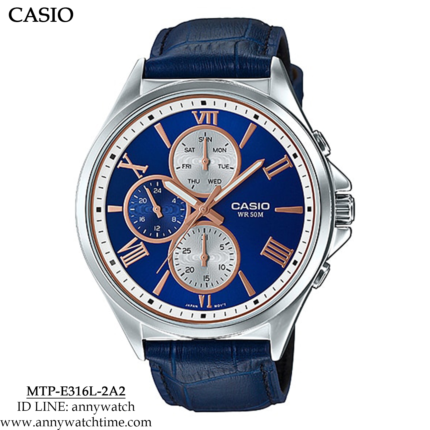 CASIO MTP-E316L-2A2